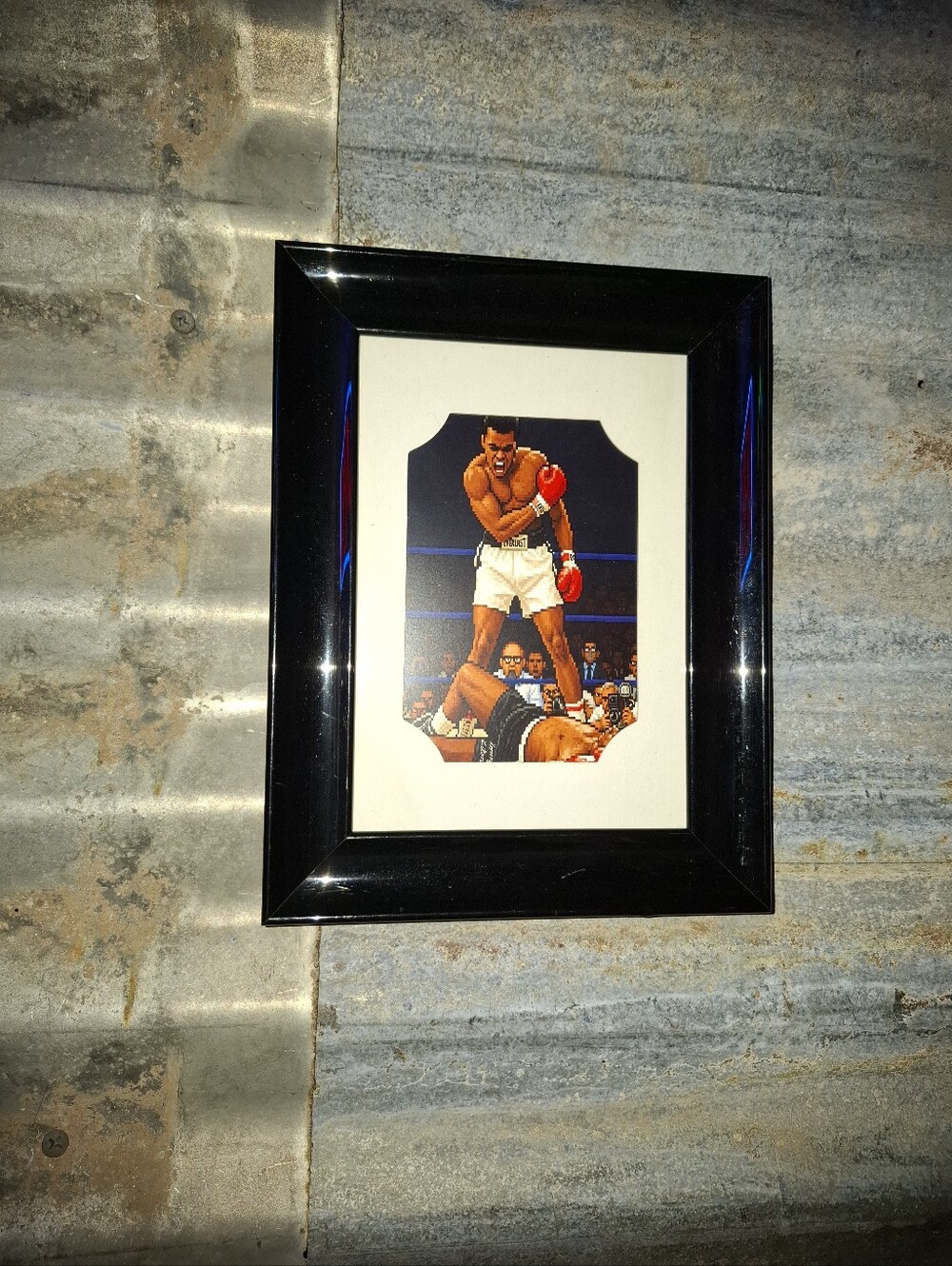 8 Bit Muhammad Ali  Framed Art Print By Neon Nicho